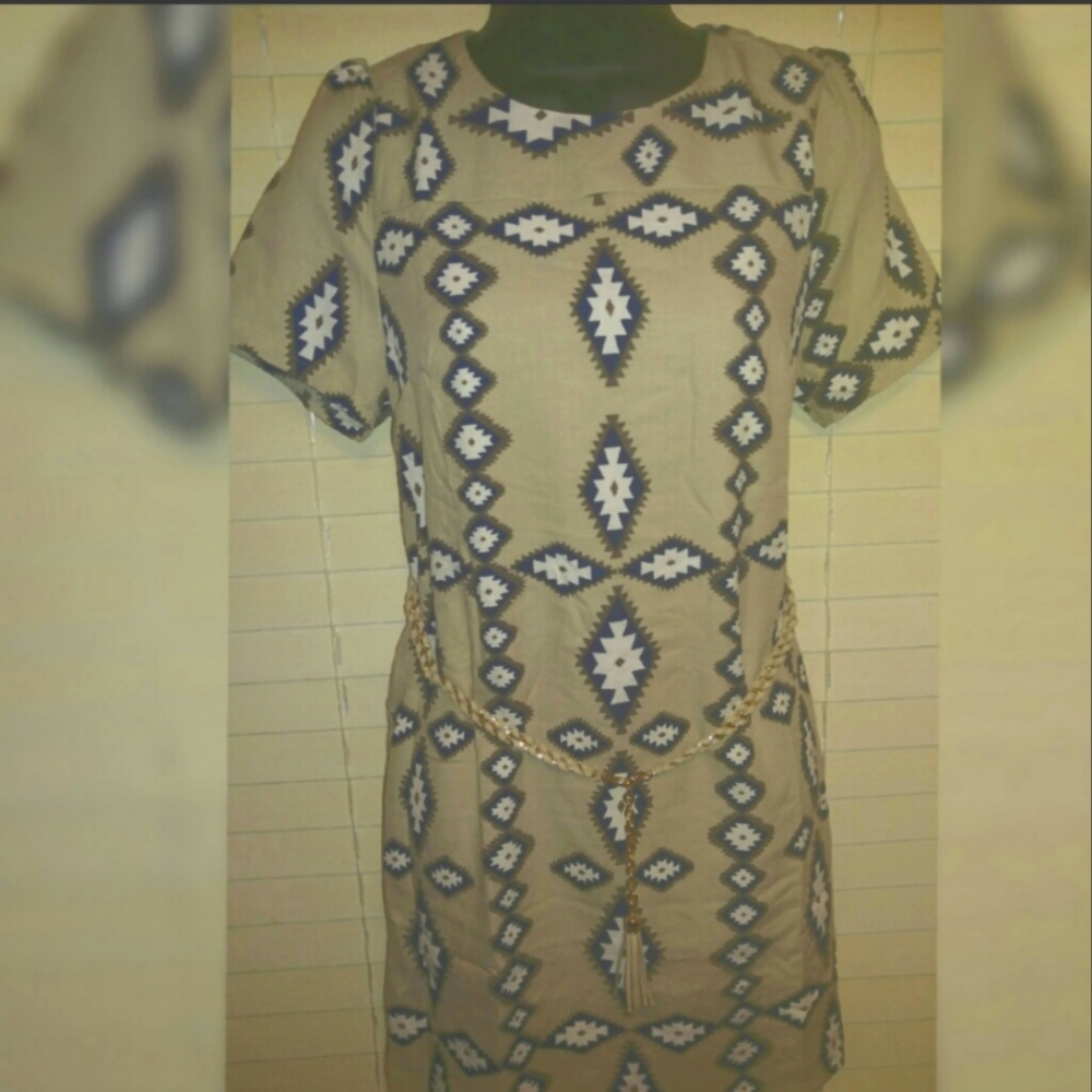 New Tribal print dress